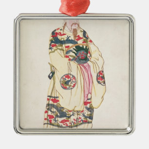 Chinese Emperor in Ceremonial Costume Metal Ornament