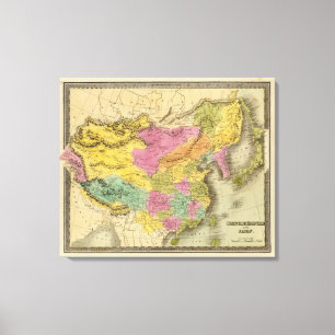 Chinese Empire And Japan Canvas Print