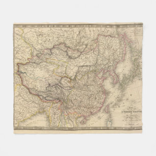 Chinese Empire, Japan Fleece Blanket