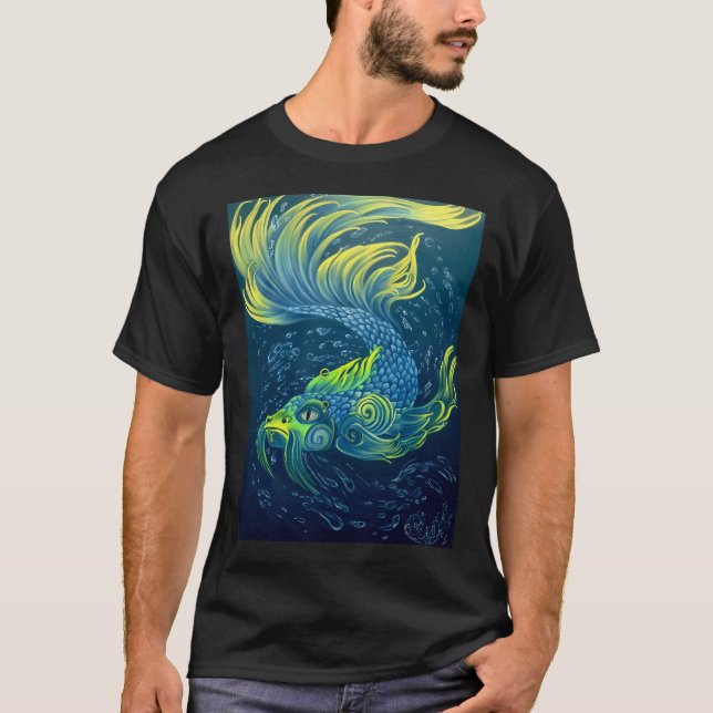 Chinese Fighter Fish T-Shirt (Front)