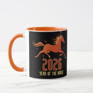 Chinese Fire Horse New Year 2026 Mug