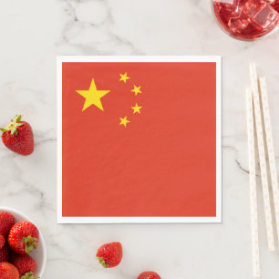 Chinese Flag (China) Napkin