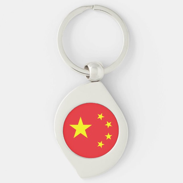 Chinese Flag Keychain (Front)