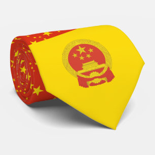 Chinese Flag & National Emblem, Flag of China Tie