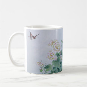 Chinese Flower with Butterfly Coffee Mug