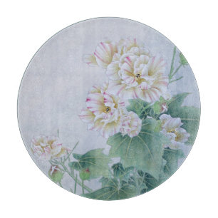 Chinese Flower with Butterfly Cutting Board