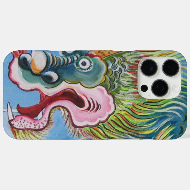 Chinese Foo Dog / Lion Guardian Mural Case-Mate iPhone Case (Back (Horizontal))