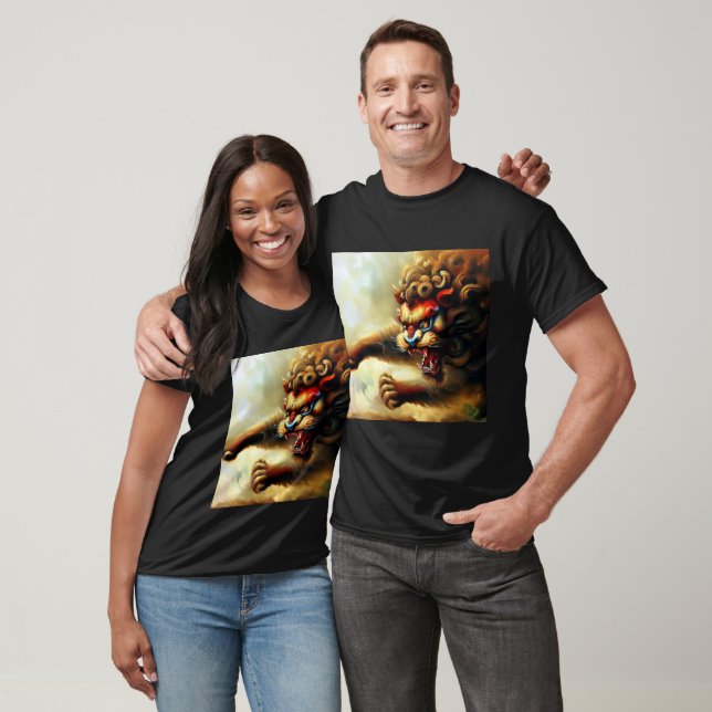 Chinese Foo Lion (10)  T-Shirt (Unisex)