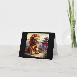 Chinese Foo Lion (13)  Card
