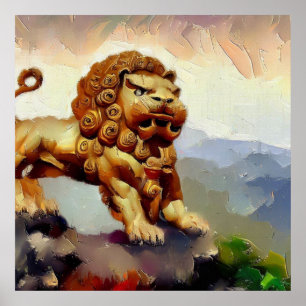 Chinese Foo Lion (20)  Poster