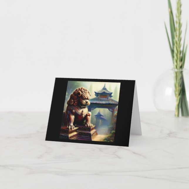 Chinese Foo Lion (22)  Card (Front)