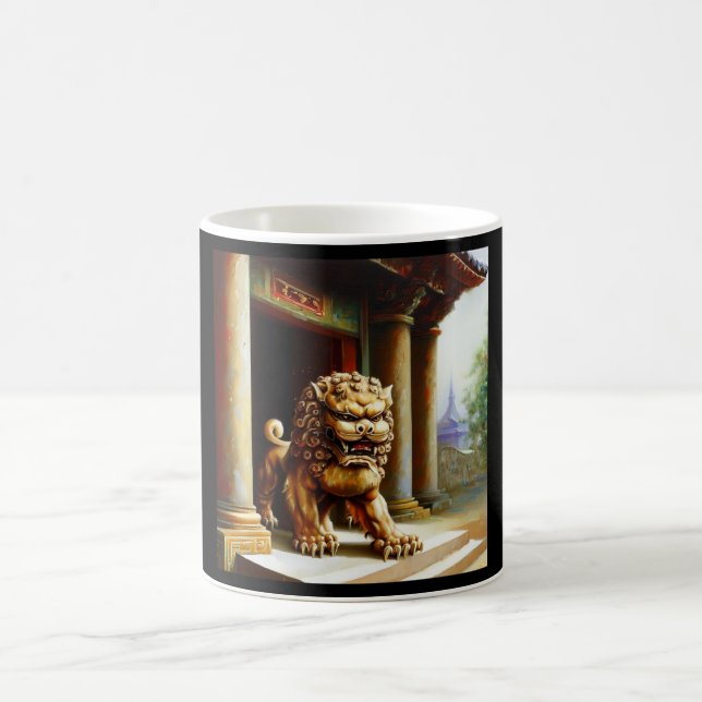 Chinese Foo Lion (23)  Coffee Mug (Center)