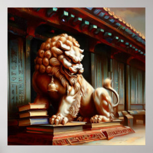 Chinese Foo Lion (2) Poster