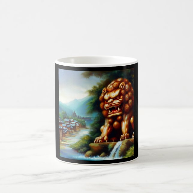 Chinese Foo Lion (36)  Coffee Mug (Center)