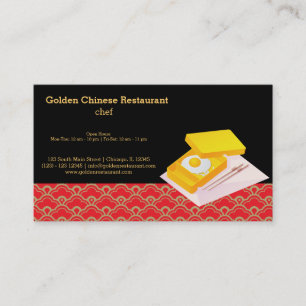Chinese food business card