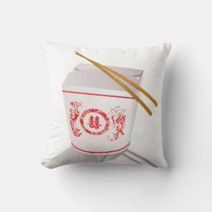 Chinese food carryout chopsticks pillows