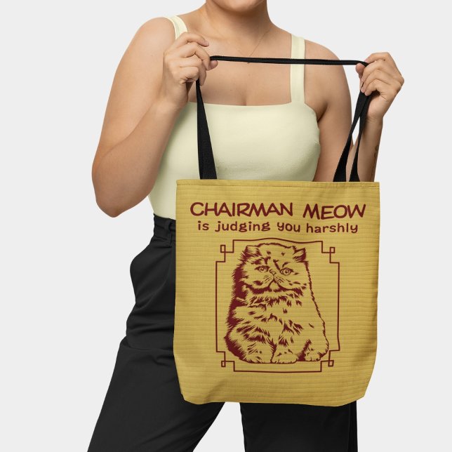Chinese Food Takeout Grumpy Cat Sarcastic Phrase Tote Bag (Creator Uploaded)