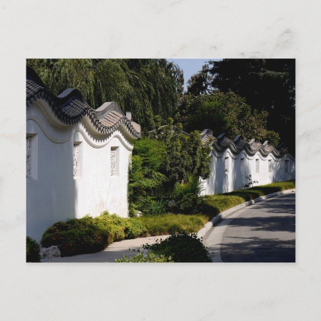 Chinese Garden - Huntington Library California Postcard (Front)