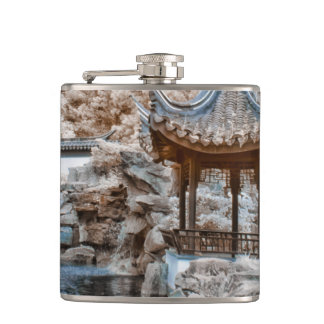 Chinese Garden Infrared Hip Flask
