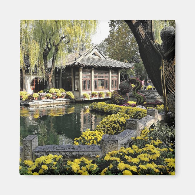 Chinese Garden Magnet (Front)