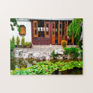Chinese Garden Portland Oregon. Jigsaw Puzzle