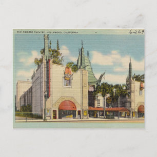 Chinese Gardens, Chinatown Los Angeles, California Postcard