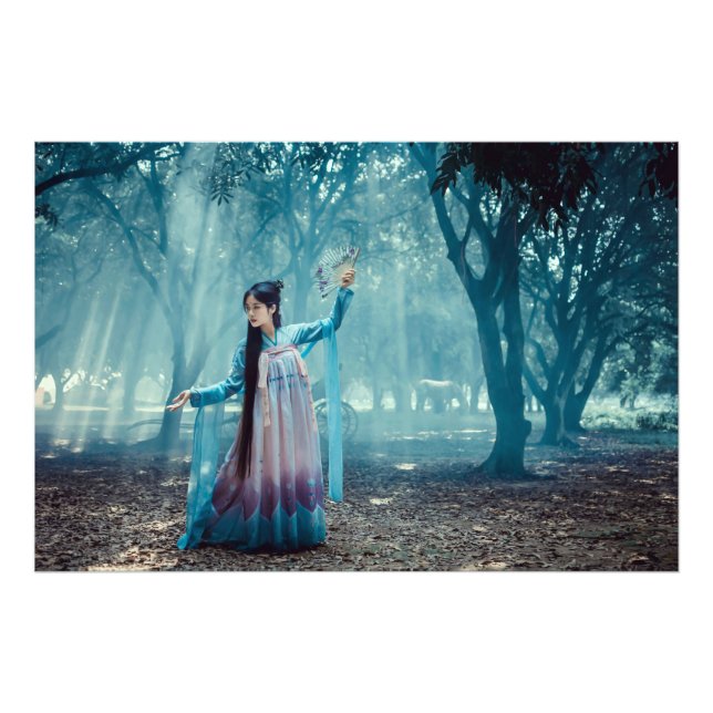 Chinese Girl Performing an Act of Dance  Photo Print (Front)