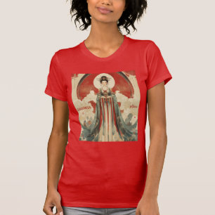 Chinese Goddess Nuwa Mythological Art T-Shirt