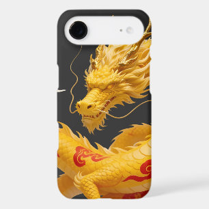 Chinese Gold Red Dragon Art Fantasy Design With Cl