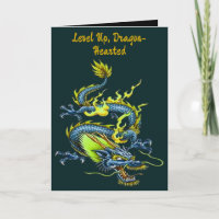 Chinese Green And Blue Spring Dragon Mythical Crea