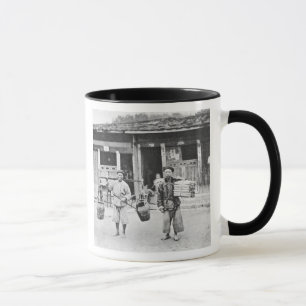 Chinese Hawkers, c.1870 (b/w photo) Mug