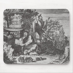 Chinese Holy Men, illustration from a description Mouse Pad