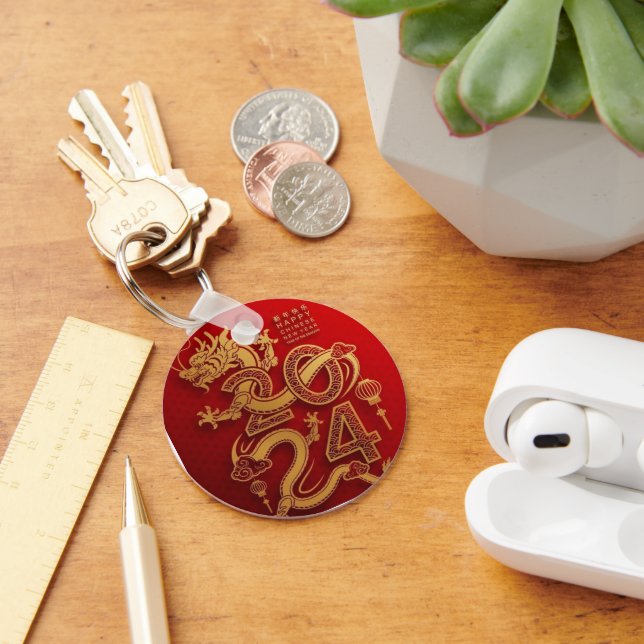 Chinese Horoscope 2024 – Year of the Dragon Keychain (Desk)
