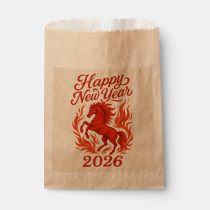 Chinese Horoscope 2026  Red Fire Horse Favour Bag