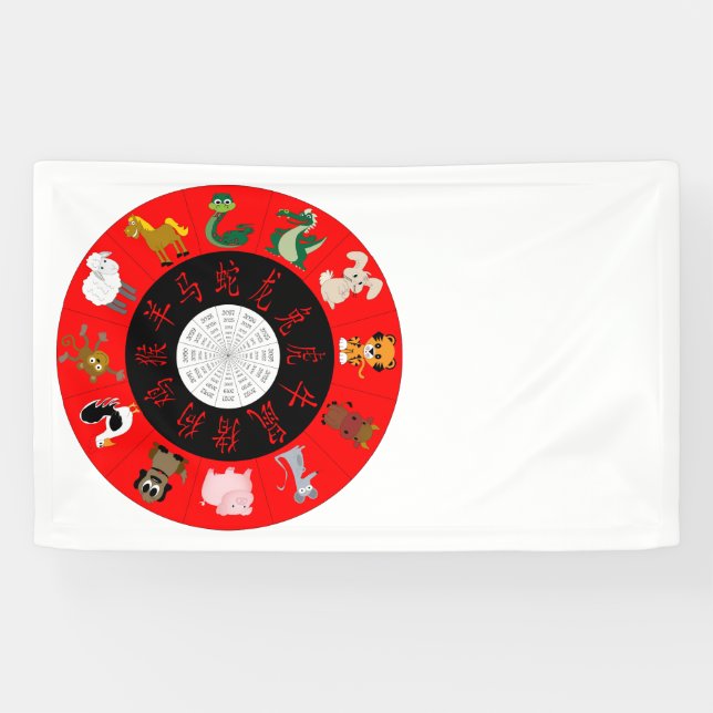 Chinese Horoscope Banner (Horizontal)