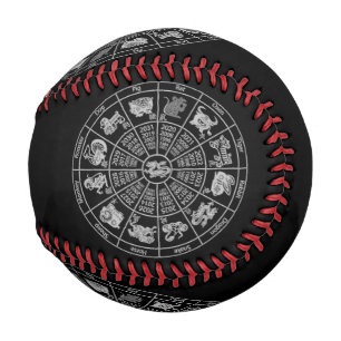 Chinese Horoscope Zodiac Wheel Baseball