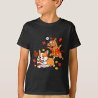 Chinese Horse Corgi Funny Kids Mens Womens Happy N
