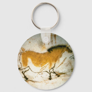 Chinese Horse,Lascaux Prehistoric Cave Paintings Keychain