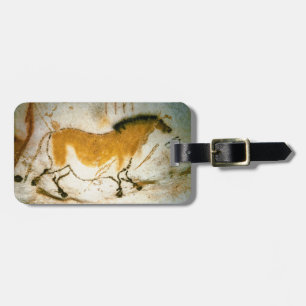 Chinese Horse,Lascaux Prehistoric Cave Paintings Luggage Tag