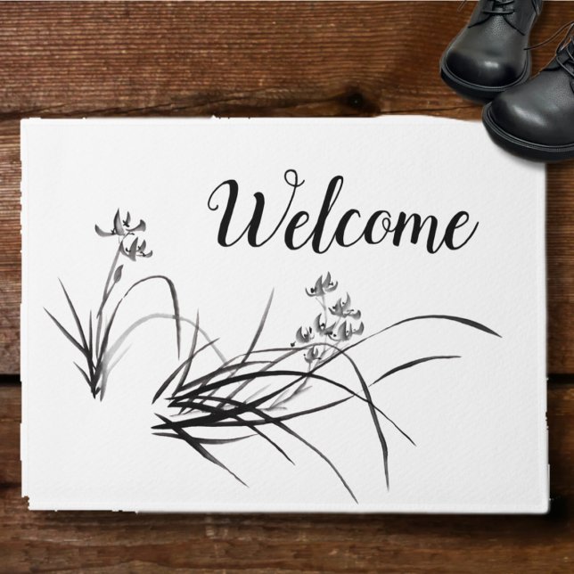 Chinese Iris in Spring Doormat (Creator Uploaded)