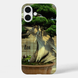Chinese Juniper Bonsai Tree Photo Name iPhone 16 Plus Case