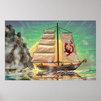 CHINESE JUNK POSTER
