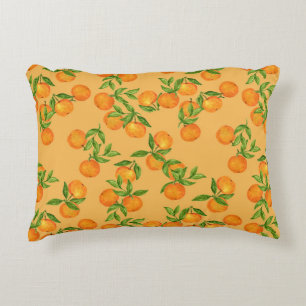Chinese Korean Japanese inspired, watercolor backg Accent Pillow