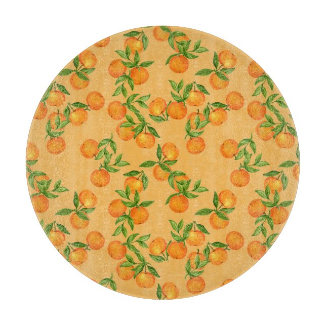 Chinese Korean Japanese inspired, watercolor backg Cutting Board (Front)