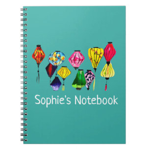 Chinese lantern art notebook