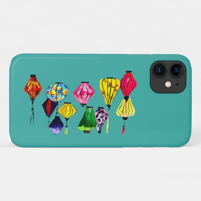 Chinese lantern colourful art Case-Mate iPhone case (Back (Horizontal))