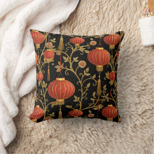 Chinese Lantern Festival (1) Throw Pillow