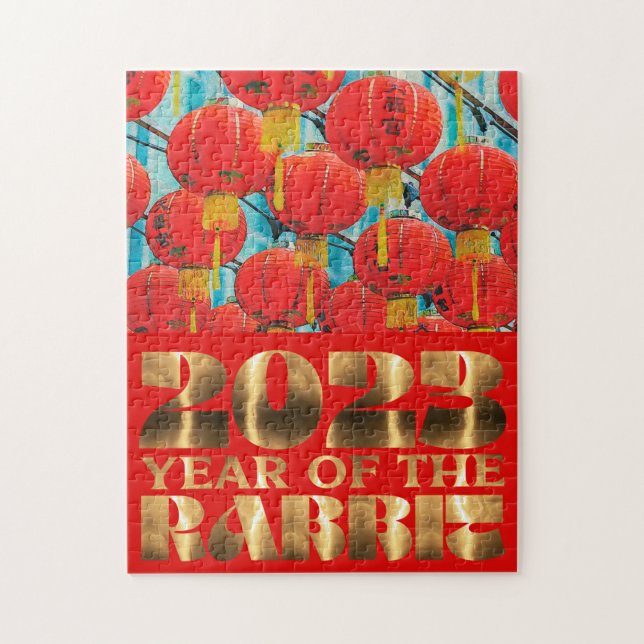 Chinese Lantern Festival 2023 New Rabbit Year Jigsaw Puzzle (Vertical)