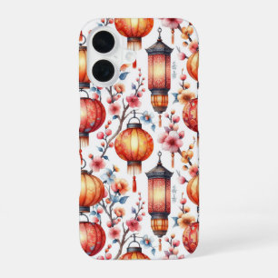 Chinese Lantern Glow iPhone 16 Case