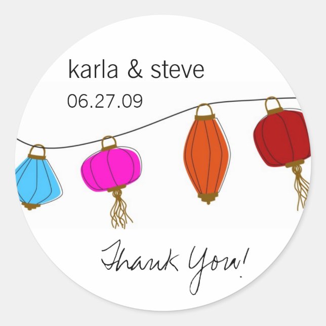 Chinese Lantern Stickers (Devant)